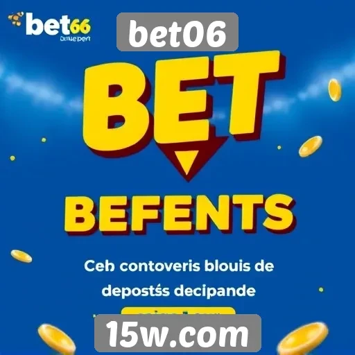 Ofertas promocionais disponíveis na bet06